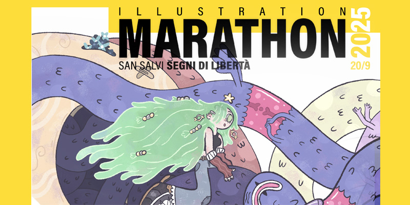 ILLUSTRATION MARATHON 2025 SEGNI DI LIBERTA'