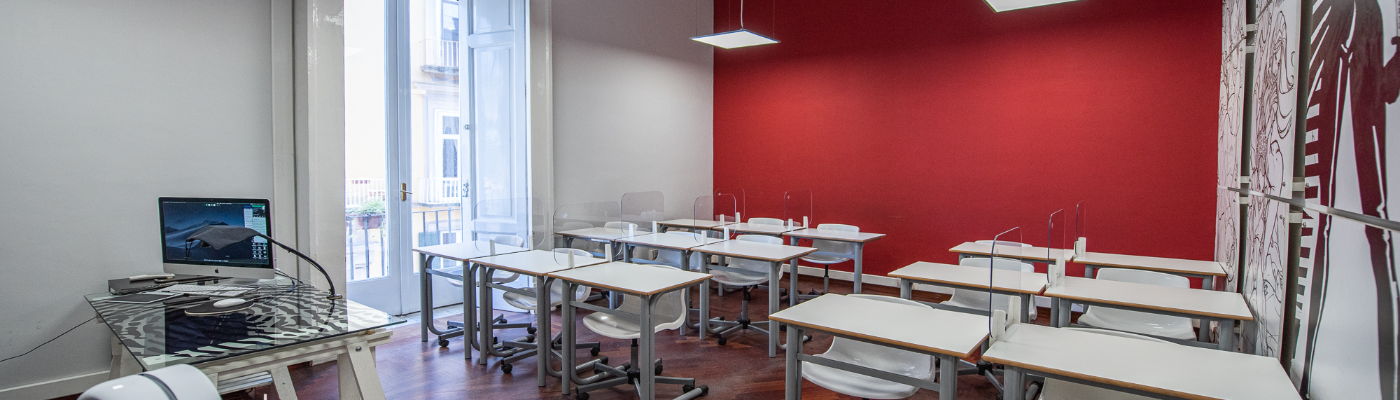 Aula Scuola Comics sede di Napoli        corso Scrittura