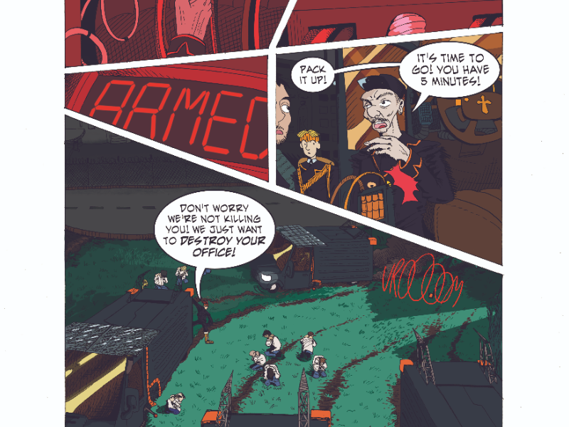 Galleria studenti Scuola Comics sede di Milano                   corso Fumetto